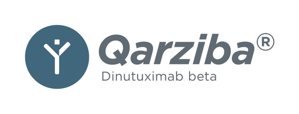 Qarziba / Карзиба (динутуксимаб бета) — европейский логотип