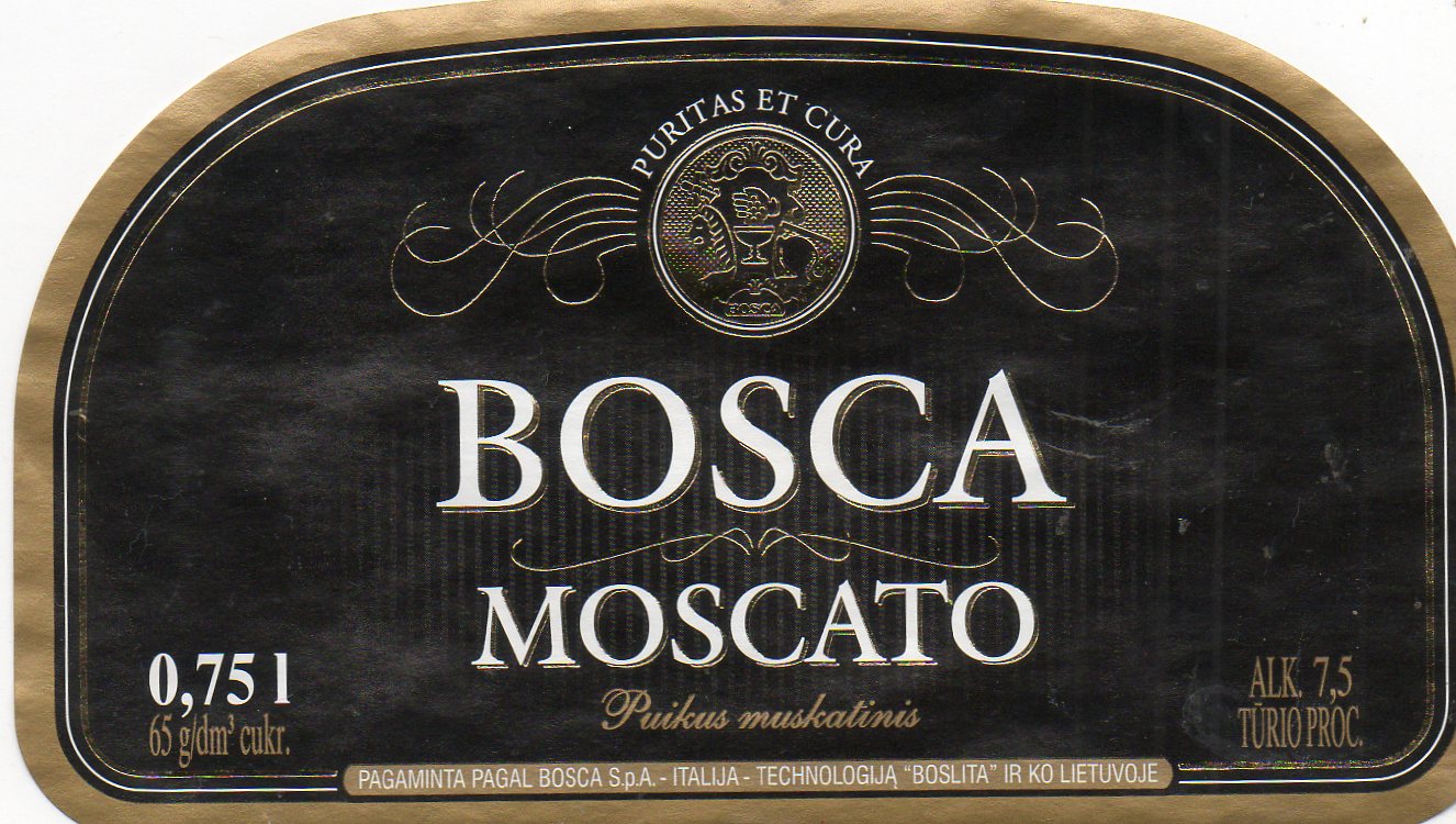 Сколько стоит боско. Bosca Moscato. Шампанское Bosca Moscato. Этикетка Bosca. Боско шампанское этикетка.
