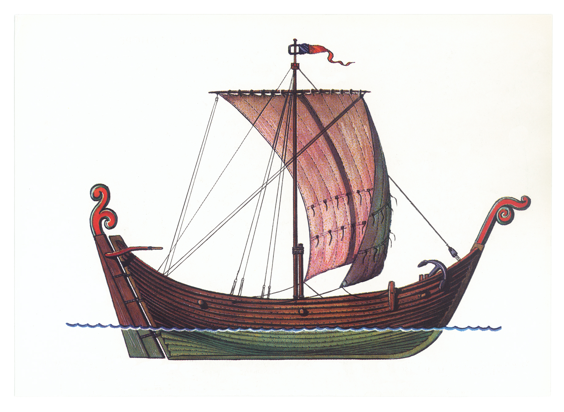 Торговое судно викингов Кнорр