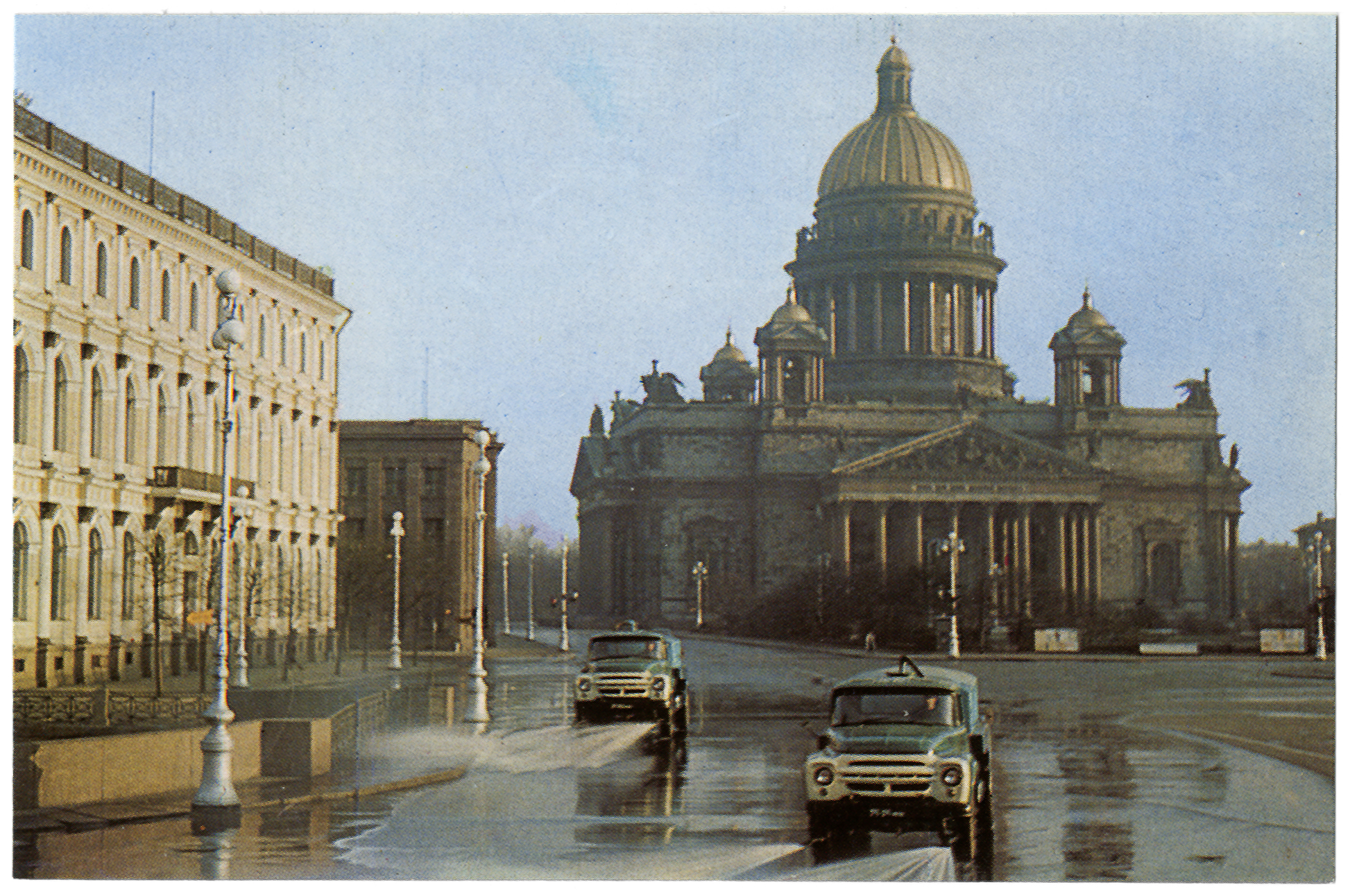 Страна с городом ленинградом. Исаакиевская площадь 1960.