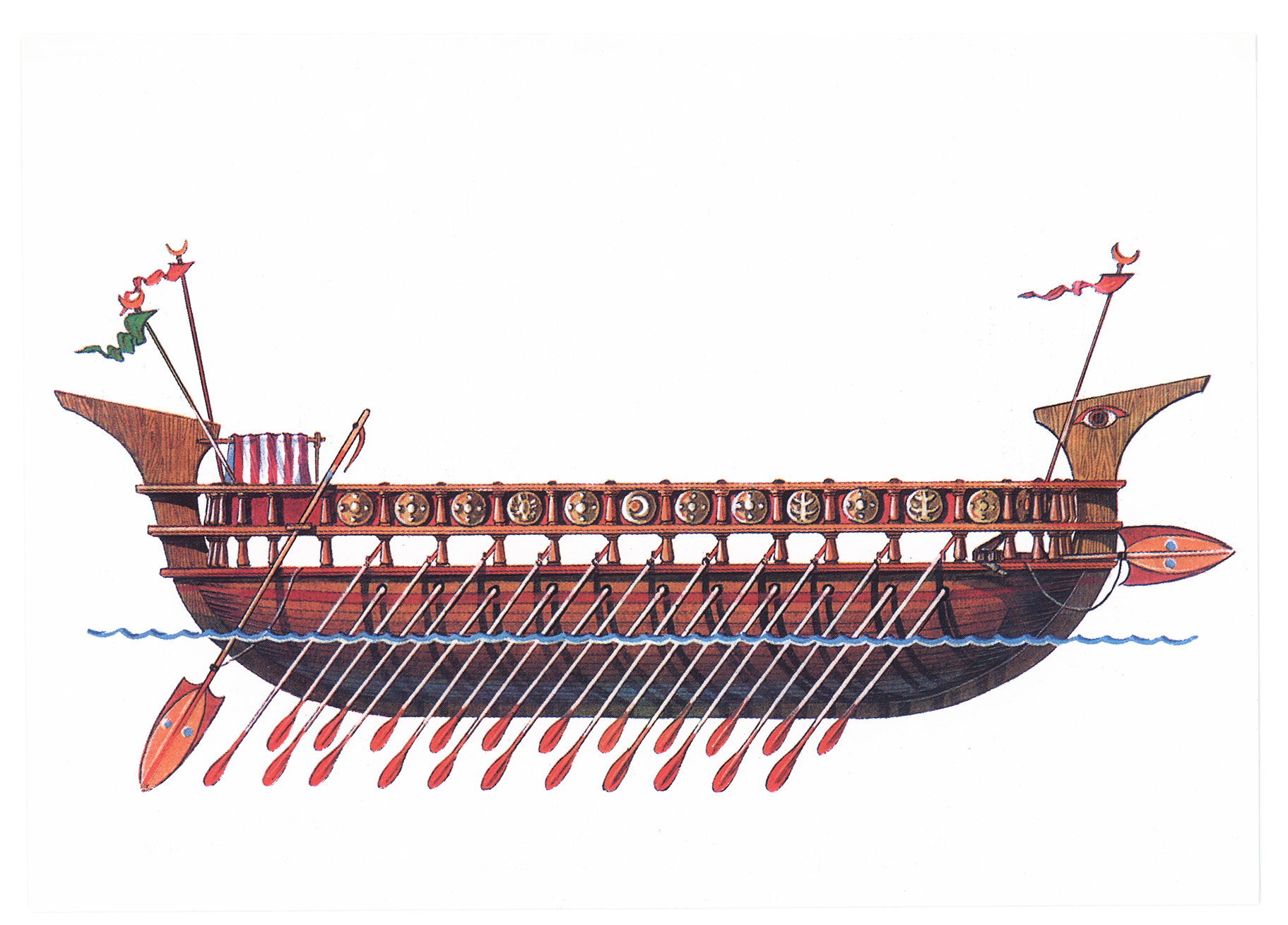 Ассиро-Финикийский боевой корабль