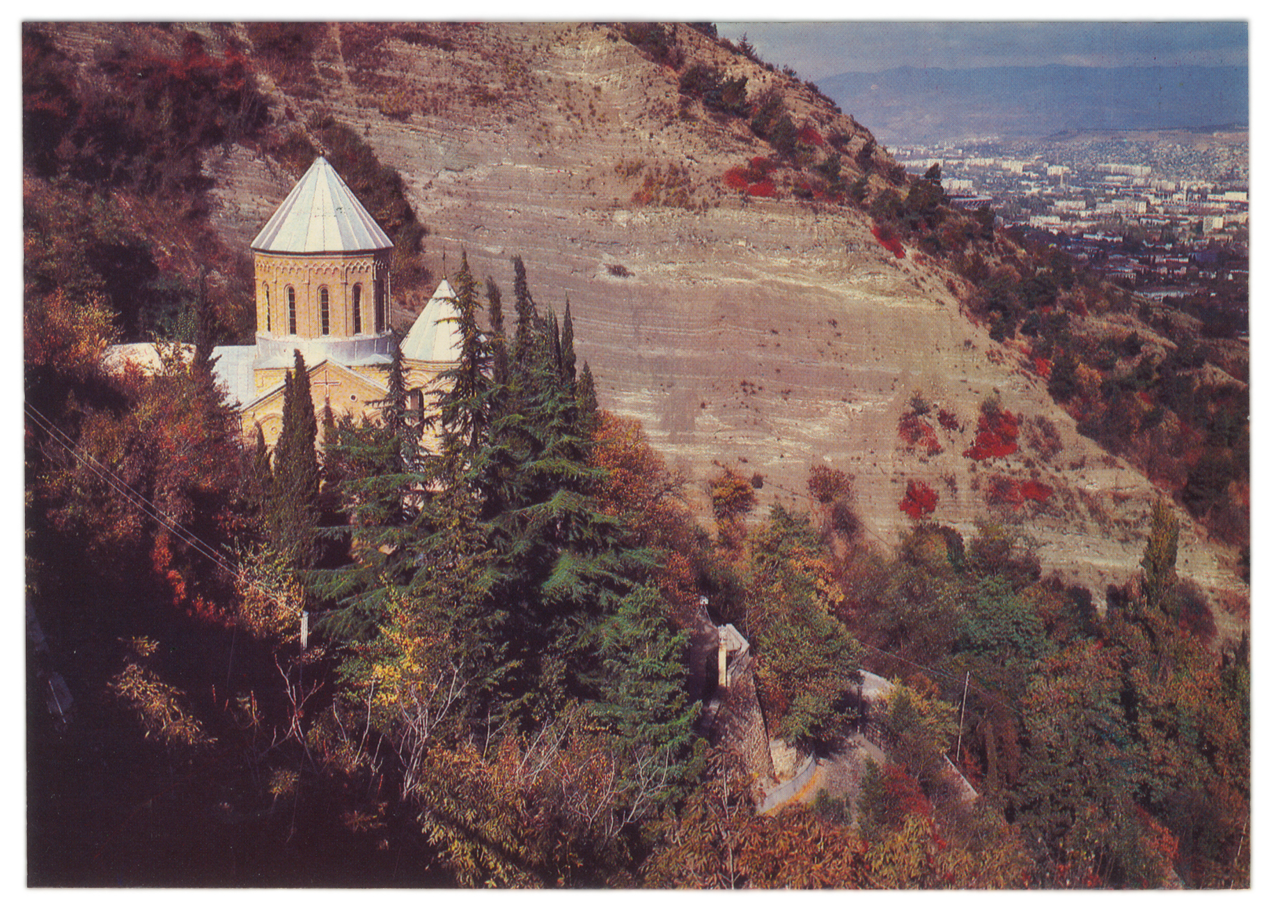 Монастырь Святого Давида гора Мтацминда