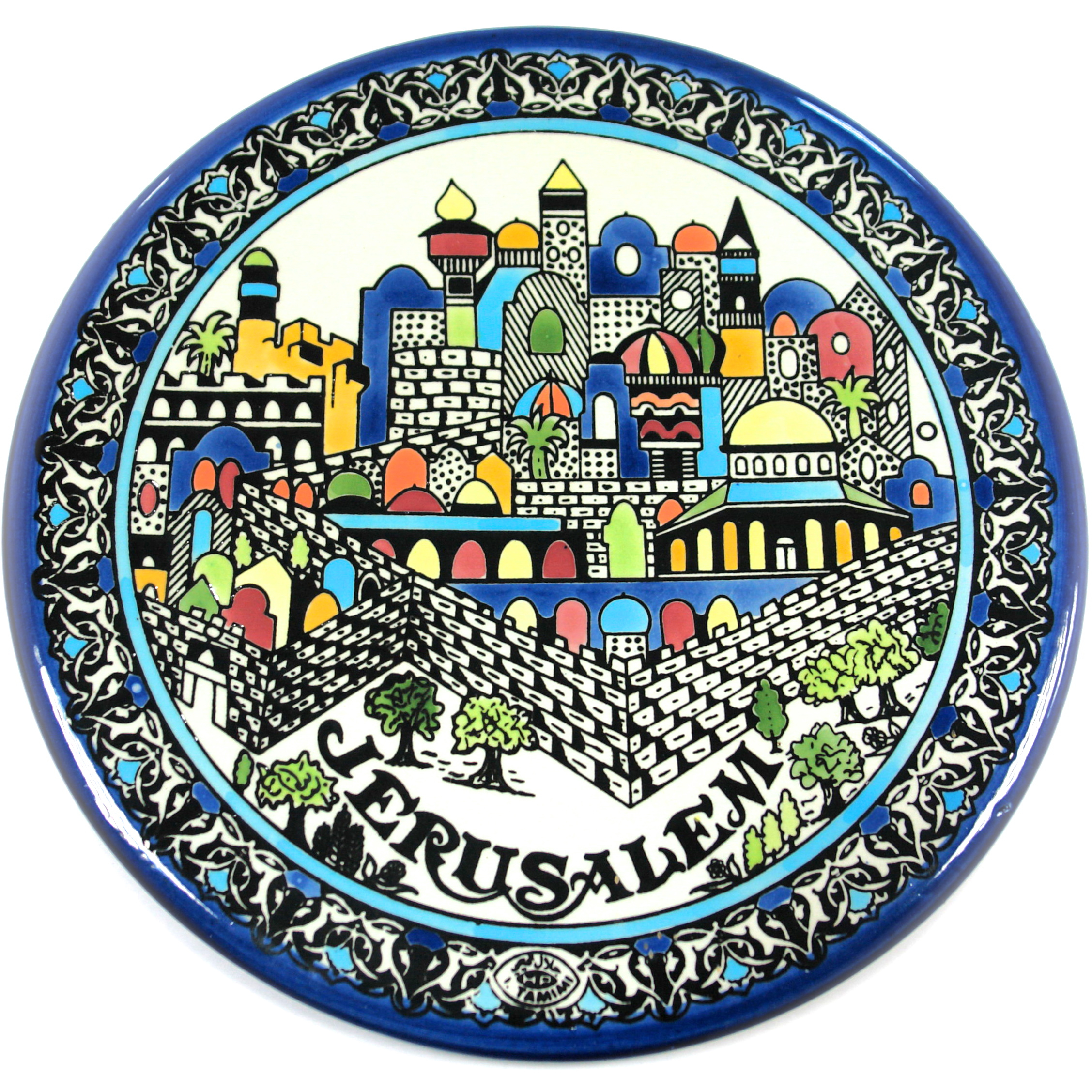 Тарелки городов купить. Сувенирная тарелка Иерусалим. Сувенирные тарелки из Иерусалима. Тарелка Иерусалим сувенирная тарелка. Индийские сувенирные тарелки.
